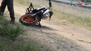 KTM Duke 390 Crash Cage Live Demo