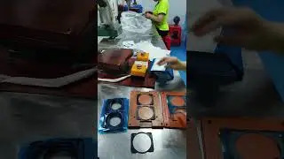 Back Adhesive Lamination Process for Silicone Components #CustomSiliconeProducts #Shorts #OEM