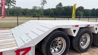 Lot 796.  2005 Trail King 55 ton detach 53' trailer with pony motor.  Auction ends 10/15.