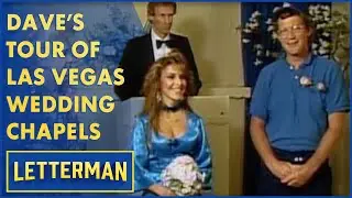 Viva Las Vegas! Dave's Wedding Chapel Tour | Letterman