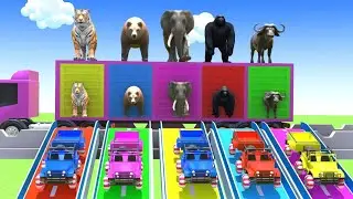3D Animal Adventure &ndash; Big Truck and Family Reunion!