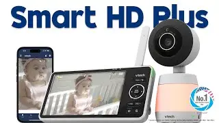 VTech Smart HD Plus - 2K Camera with 5.5-inch HD IPS Screen and 135-degree Ultra-wide Angle View