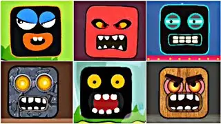 Bounce Ball 4 - Red hero 4 - all bosses fight - Red Ball Gameplay - bossy ball 4 - bossy ball 5