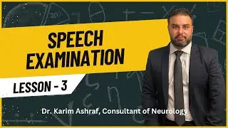 محاضرة طلبة كلية الطب (3) - Speech Examination
