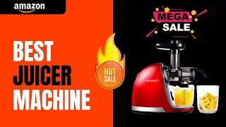 Juicer Machines, AMZCHEF Cold Press Juicer Machine, Slow Masticating Juicer, fruit & Vegetable Juice