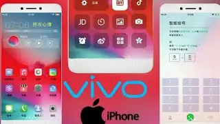 Iphone theme ||for all vivo phones||download itz theme
