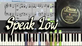 Speak Low - Piano Cover - PDF - Midi