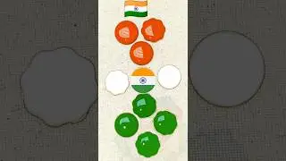 Patriotic Coin Art &ndash; Indian Tricolor Inspired Design #shortsfeed #india #indian #inspiration #shorts