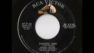 Dinah Shore With Harry Zimmerman's Orchestra And Chorus - Thirteen Men (RCA Victor)