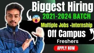 Biggest Hiring | Amd, Paytm , Deloitte | Latest Off Campus Drive | 2021 | 2022 | 2023 | 2024 Batch