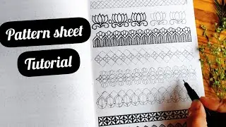 pattern sheet time-lapse video #patternmaking #artvideo