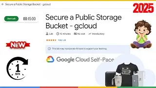 Secure a Public Storage Bucket - gcloud