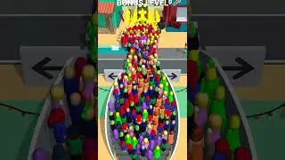 Escalators Game Bonus Level Multiply Huge Crowd Fun! #8 🏆 #shorts #funny