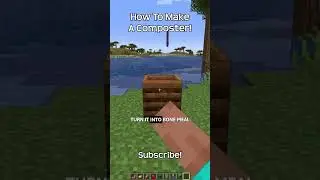 How To Make A Composter In Minecraft!