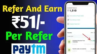 2021 Best Refer And Earn App || Unlimited Refer Trick || ₹51/- Per Refer Earn Money ||  Live Proof