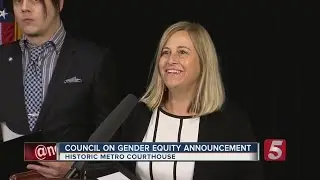 Mayor Announced Council On Gender Equity
