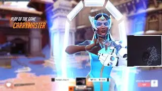 GALE SPICY SYMMETRA PLAYS - POTG! OVERWATCH 2 TOP 500 SEASON 6