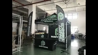 Milin Displays 10*10ft Custom Logo Pop Up Tent, 3*3m Trade Show Marquee, Advertising Tents