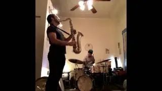 Improvised Music Tenor Saxophone Drumset Jake Wark Nick Alvarez Pilsen Chicago 12