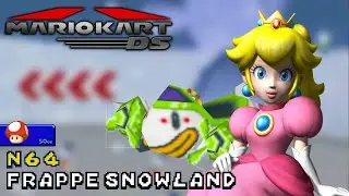 Mario Kart DS - 50cc - Peach - Hurricane - N64 Frappe Snowland | Ep. 3062