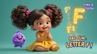 🐟 Letter F Song for Kids | Funny Fish & Alphabet Fun with Tina 🎶
