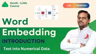 GenAI & LLMs | Video 4 | Part 1 | Introduction to Word Embeddings | Venkat Reddy AI Classes