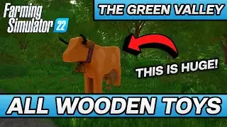 Farming Simulator 22 - All 100 Wooden Toys (The Green Valley Collectibles)