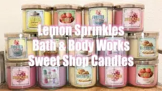 Bath and Body Works SWEET SHOP Candle Candles Collection HAUL