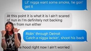 King Von - On Yo Ass Lyric Prank On My Lil Brother😈😂 **We Got Beef Now 😡👊🏽**