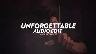 Unforgettable - French Montana Ft. Swae Lee [edit audio] (c/w @Realt4nju )