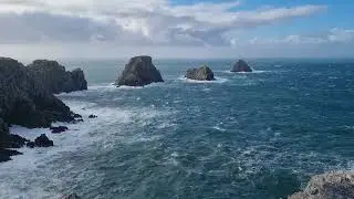 Pointe de Pen Hir, temp&ecirc;te Benjamin. 2