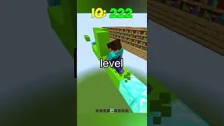 never test -42069IQ noob in minecraft 😱 #shorts