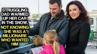 Struggling Dad Warmed Up Her Car In The Snow, Not Knowing She Was A Millionaire Who Wanted Him