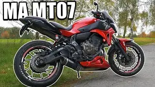 PR&Eacute;SENTATION COMPL&Egrave;TE DE MA MOTO !🔥 (Mt07)