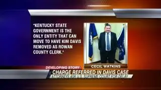 'Official Misconduct Charge' Against Rowan County Clerk Referred to Attorney General
