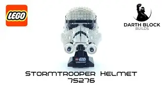 Darth Block Builds Stormtrooper Helmet 75276 from Lego Star Wars