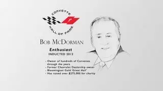 2012 Corvette Hall of Fame Inductee Bob McDorman