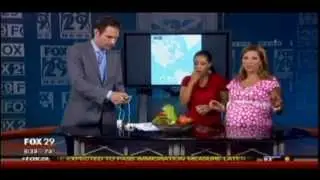 Mike Hoaglin with Organic Food Detector on FOX 29's Good Day Philadelphia