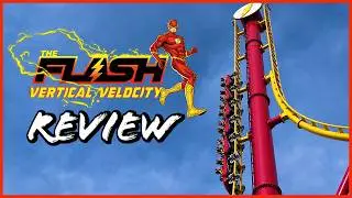 The Flash Vertical Velocity In Depth Review - Six flags Great Adventure's New Vekoma Super Boomerang
