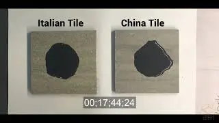 [Project HMT] China Tile VS. Italian Tile - Stain Resistant Test