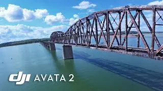 Risky Bridge Fly-thru in South Dakota // DJI Avata 2