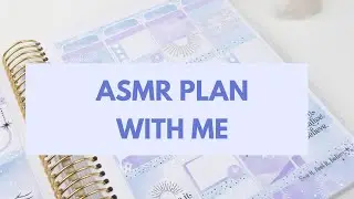 ASMR Plan With Me - Vertical Weekly Kit (no talking, just relaxing music)