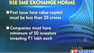 BSE kickstarts SME exchange Report
