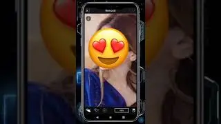 Girls face emoji remover