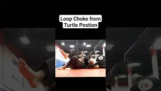 Loop Choke From Turtle Position Rafael Lovato Sr. Seminar #bjj