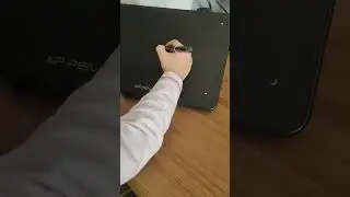 Random child drawing in a paperless notebook