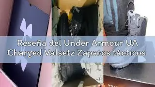 Rese&ntilde;a del Under Armour UA Charged Valsetz Zapatos t&aacute;cticos para hombre, c&oacute;modas botas de monta&ntilde;a, c