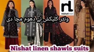 Nishatlinen new winter unstitch collection vol_1/winter collection 2022karandi ,khaddar, linen suits
