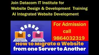 How to migrate local WordPress website to live server, Webdesign Course in Guwahati#webdesigncourse