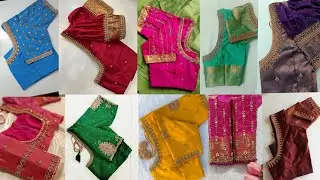 🔥💯 Aari Work Blouse Design | Maggam Work Blouse Design |&nbsp;Bridal Aari blouse design 